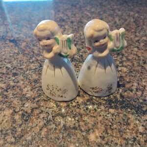 Vintage MCM 1950's bell Christmas girls japan